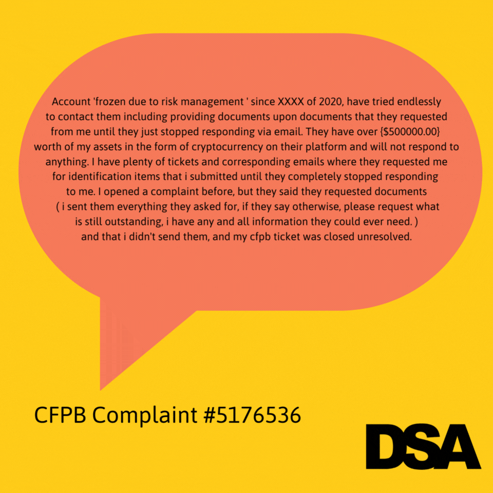 CFPB complaint examples