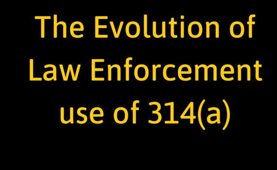 314(a) Law Enforcement