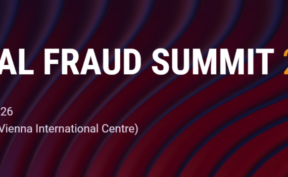 Alison Jimenez presents on sextortion at United Nations Global Fraud Summit.